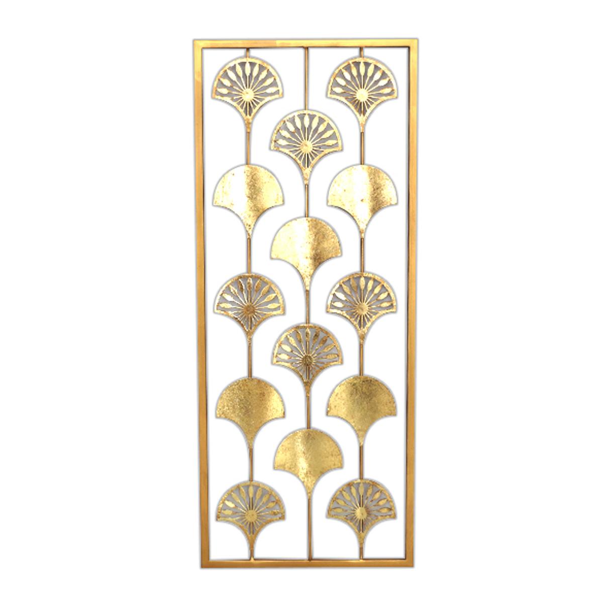 

Les Trésors De Lily [A1189] - металлическое украшение XXL Ginkgo Biloba золото - 63x29x2 см