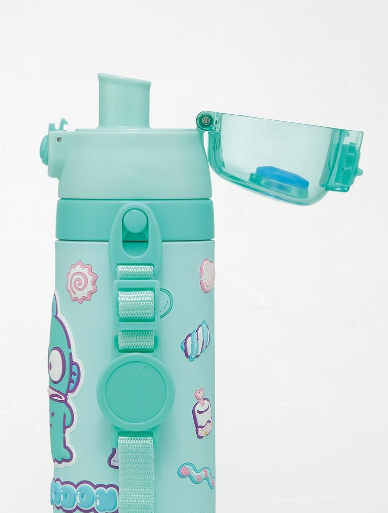 Skater Stainless Steel Water Direct Sanrio Hangyodon and Marsh Gummy 3D Lightweight and Sports Kids' Bottle, Drinking, 480ml, Design, Print,