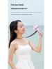Mecha Style Transparent Portable Mini Handheld Fan for Outdoor Cooling