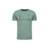 T-Shirts Men's Forest Green Crew Neck Moderate Straight Fit 3HPT81-PJM9Z-1858