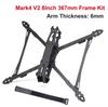 MAK4 V2 MARK4 FPV Drone Frame KIT 8inch 367mm Carbon Fiber For RC FPV Freestyle Long Range Racing Drone Quadcopter