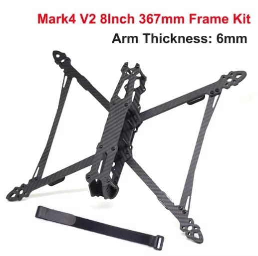 MAK4 V2 MARK4 FPV Drone Frame KIT 8inch 367mm Carbon Fiber For RC FPV Freestyle Long Range Racing Drone Quadcopter