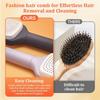 BEPAN Self Cleaning Hair Comb Massage Air Cushion Comb Rotatable Anti-static Hair Smoothing Brush Anti-Static Self Cleaning Hair Combs