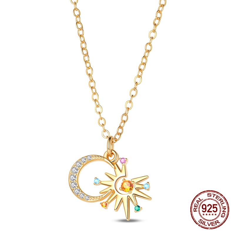 New Original 100% 925 Silver Firefly & Cross Guardian Pendant Women's Necklace Elegant Anniversary Birthday Gift