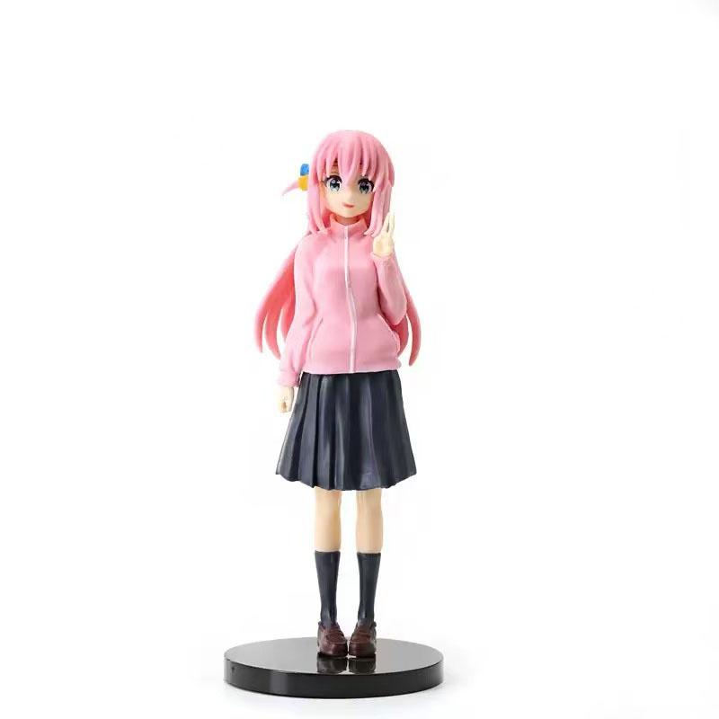 11CM Gotoh Hitori Figure Anime Bocchi The Rock Model Different Forms Toy Idol Gift Collection Ornaments Beautiful Girl PVC
