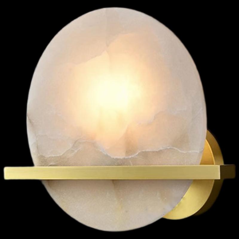 Nordic Marble Effect Wall Sconce