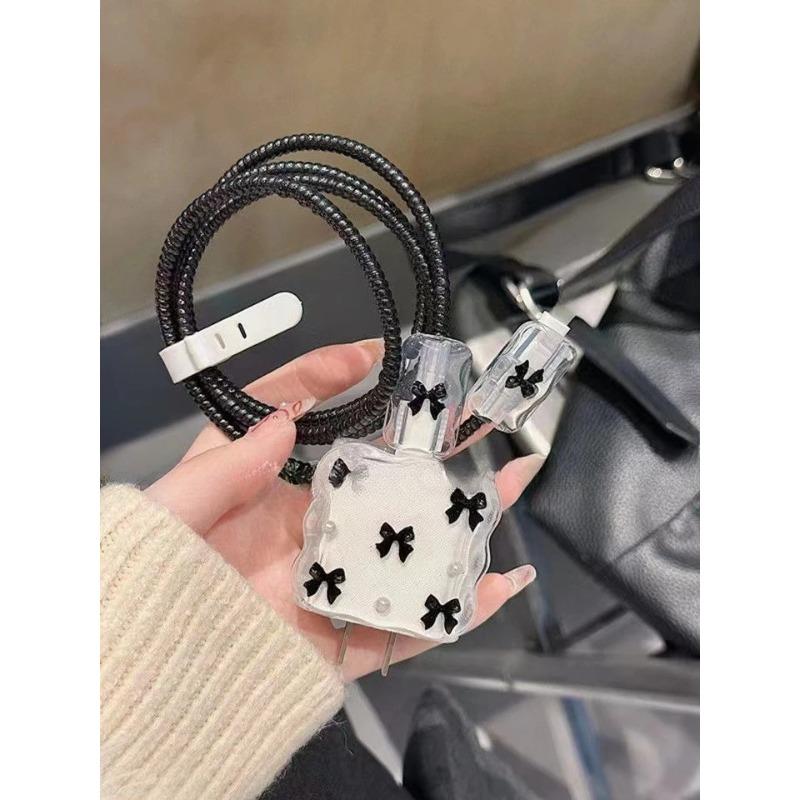 5 Pcs Charger Protective Case Cable Protector For iPhone 18W/20W Fast Charging Cable Data Anti-break Charger Protective Rope
