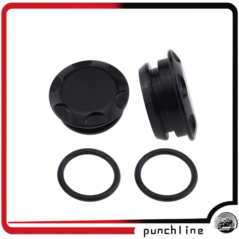 

Fit Z400 Z250 2019-2021 For NINJA 250 2018-2021 Ninja 400 2017-2021 Frame Hole Cover Caps Plug Decorative Frame Cap Black no logo