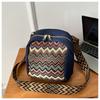 Fashionable Ethnic Style Women's Crossbody Bag 2024 Winter New Lady Shoulder Bag