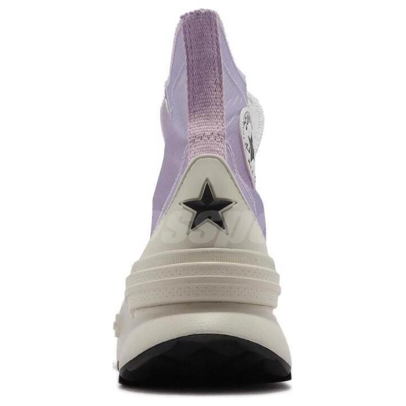 Converse Run Star Legacy CX Simple Platform High Top Canvas Shoes Unisex Purple and White
