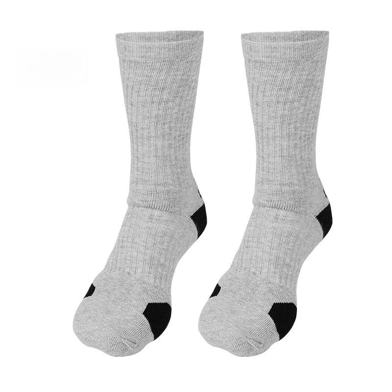 High-top Terry Basketball Socks Thickened Non-slip Breathable Sweat-absorbing Running Socks for Outdoor Sports