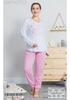 Piżama Damska Vienetta Bawełniana +Size 1Xl Długa