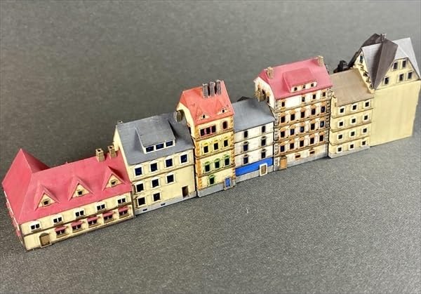 Firestarter European Building Housing Set 2 Resin Kit 1/700 High-rise FS-ST6 (Scenery)