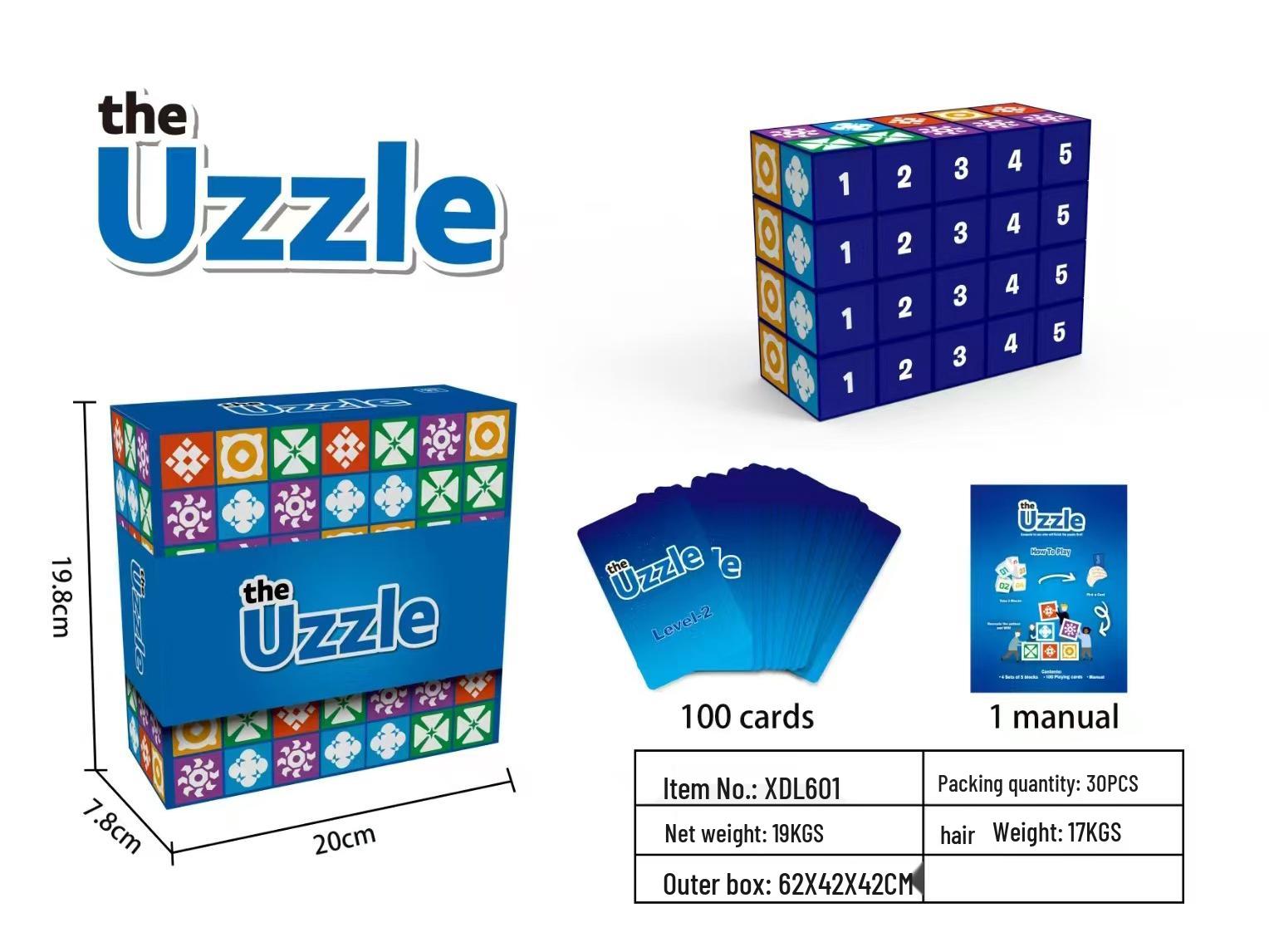 Настольная игра-головоломка UZZLE Spatial Logic: Совпадение и взаимодействие родителя и ребенка