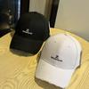 New Versatile Embroidered Letter Soft-top Baseball Cap for Women and Couples, Makes the Face Look Smaller and the Head Circumference Appear Larger,