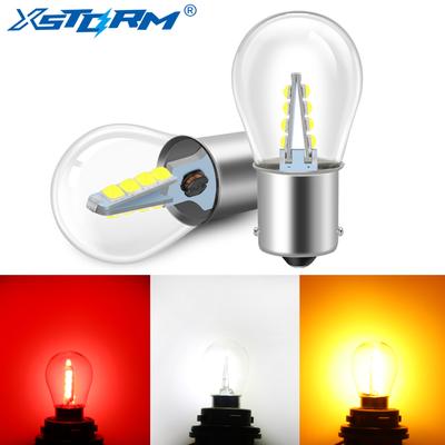 2 ks 1156 1157 LED žiarovky BA15S BAY15D P21W P21/5W LED R5W R10W Svetlá smerovky do auta Svetlo cúvania 3030 čipy 12V Automobilová biela červená žltá