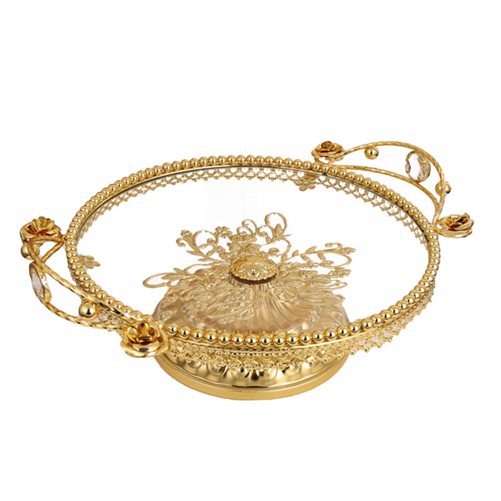 

Versatile Glass Dessert Tray for Dried Fruits and Candies Transparent Glass Plate Enhances Dining Experience