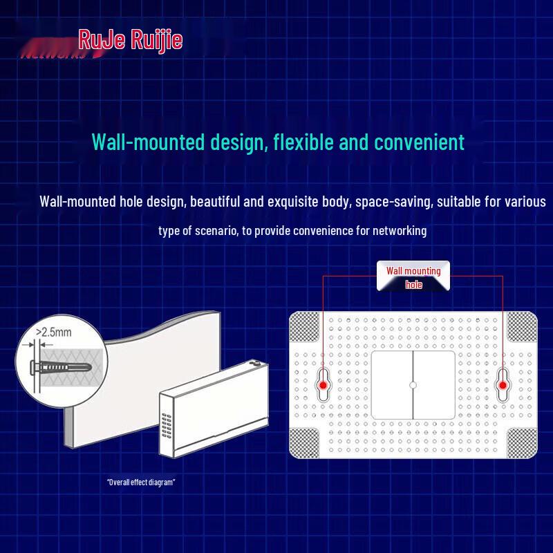 Ruijie RG-ES08G 8-Port Gigabit Unmanaged Desktop Switch