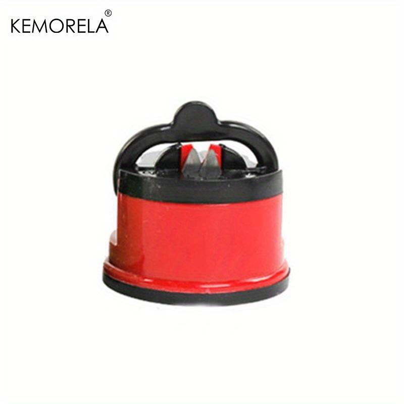 Household Kitchen Fine Iron Knife Sharpener With Suction Cup Knife Sharpener Tool Sharpener S красный