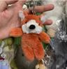 JC Series Cute Animal Stuffed Plush Keychains Penguin Frog Bear Turtle Soft Toy Charms for Bags Decor Ideal Kids Birthday Gifts