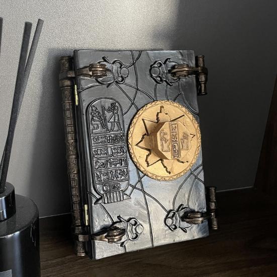 

Книга мертвых Орнамент Винтаж Мумия Книга Домашний Офис Настольное Украшение Реплика Искусства Древний