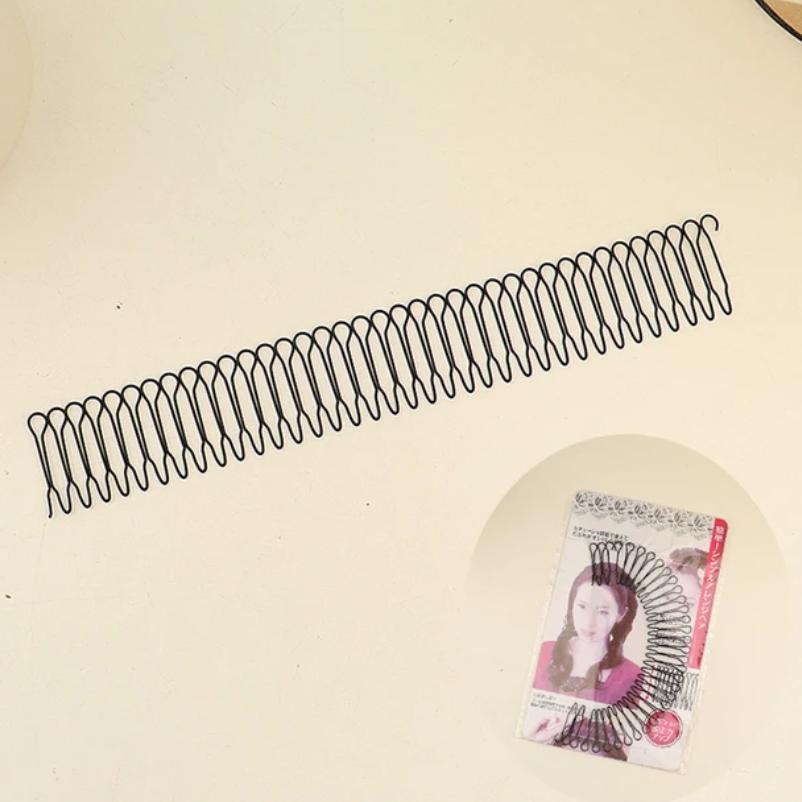 Invisible Broken Hair Hairpin Adult Tiara Tools Roll Curve Needle Bangs Fixed Insert Comb Professional Styling Accessories
