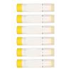 6Pcs Paint Sticks Quick Drying Washable Vibrant Pure Color Easy to Use Paint Pens for Coloring Painting Doodle Yellow