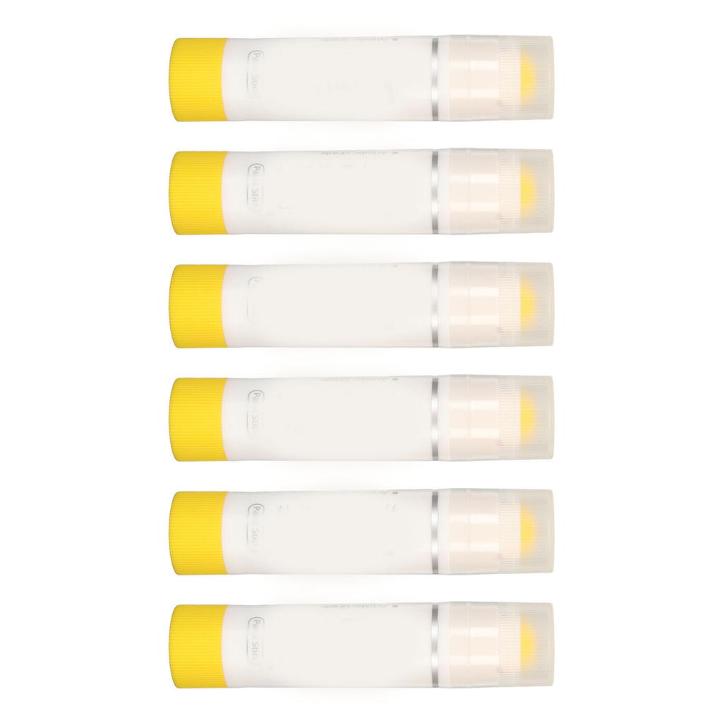 6Pcs Paint Sticks Quick Drying Washable Vibrant Pure Color Easy to Use Paint Pens for Coloring Painting Doodle Yellow