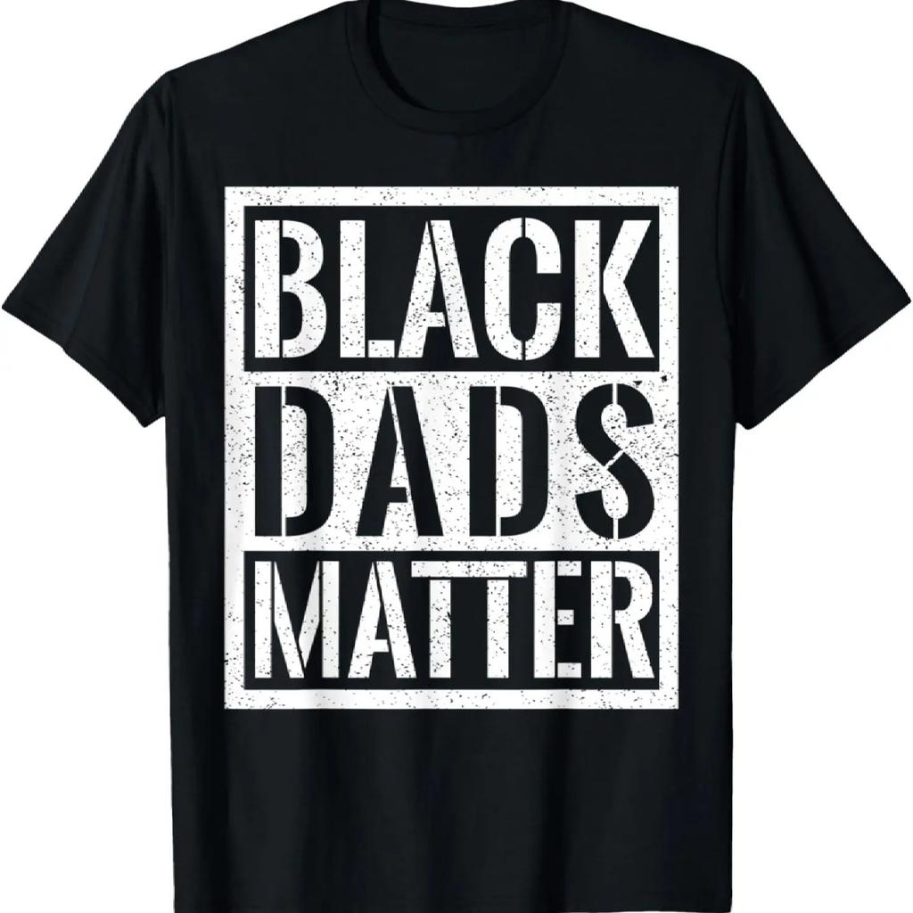 T-shirt Noir Papa Fête des Pères Papas Noirs Black Lives Matter T-Shirt