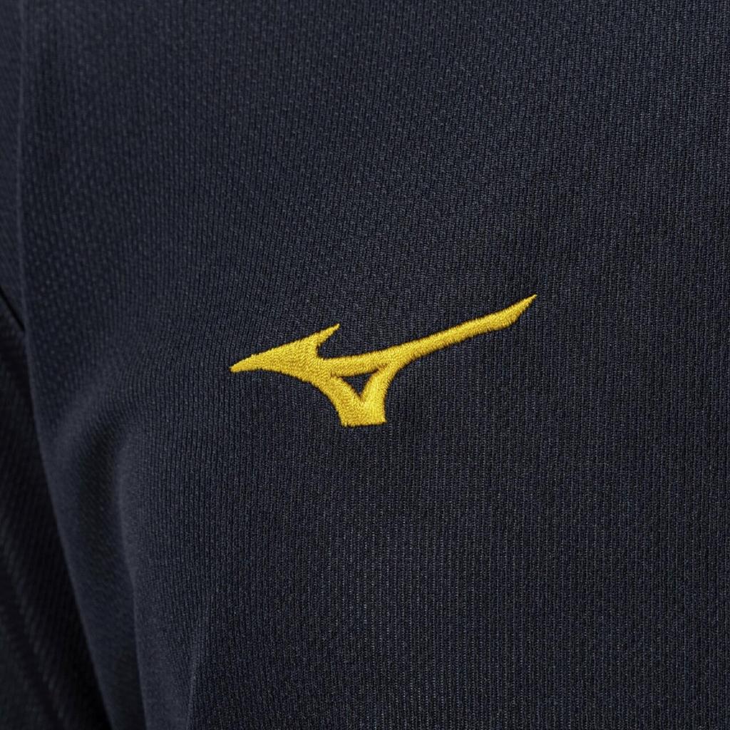 Mizuno NaviDry Long Sleeve Training Size Size M Exclusive Model T-Shirt, U-Neck, Moisture-Wicking, Quick-Drying, Underwear, Men's, 32MAC195,