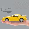 Initial D JDM Mazda RX-7 FC3S Supercar Simulation Diecast & Toy Vehicles Sounds & Light Pull Back Car 1:32 Alloy Model