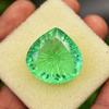 Natural Green Topaz Loose Gemstone 25x25mm Pear Cut for Jewelry Making and Gem Collections