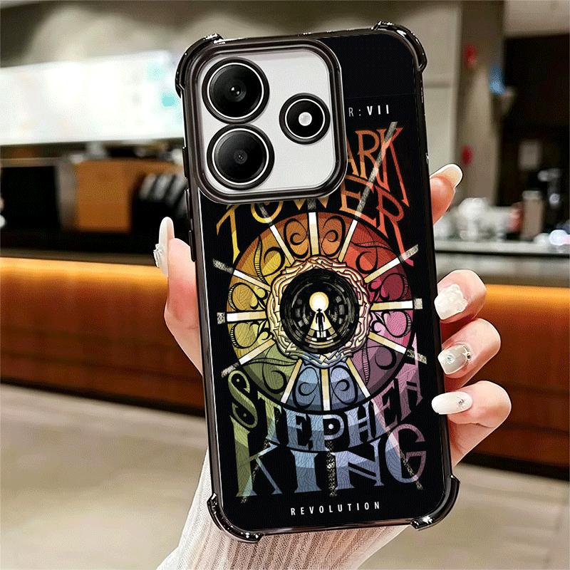 Stephen King The Dark Tower Soft Phone Case For Xiaomi Redmi Note 14 15 Pro Plus 13 12 11S 11T 5G 10 9S 9 Plating Anti-Fall Fund