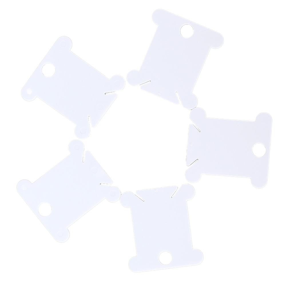 300pcs Sorting Storage Function Thread Organizer White Embroidery Floss Cards  For Cross Stitch