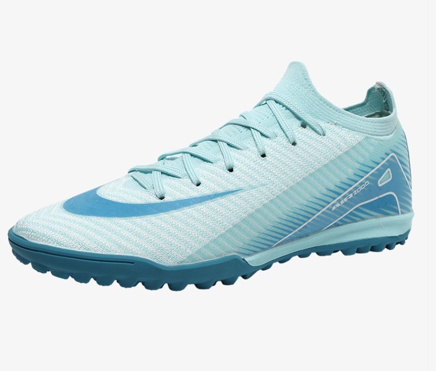 Seamless Fly-Woven Football Shoes Men'S And Women'S Low-Top Ag Long Nails Outdoor Grass Tf Broken Nails Professional Football Shoes