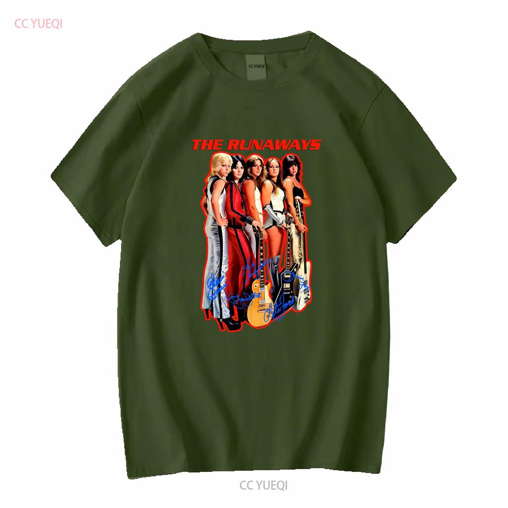 T-shirt The Runaways nuovo miglior regalo per i fan vintage Lavata Elasticizzata uomo Top Per Uso Quotidiano Casual Leggermente