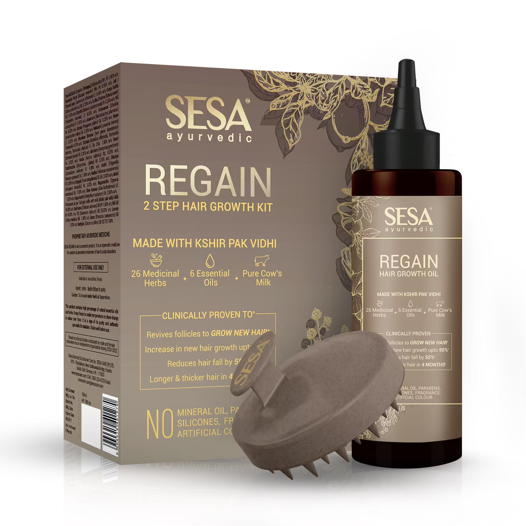 

Набор SESA Ayurvedic Regain для двухэтапного роста волос (100мл)