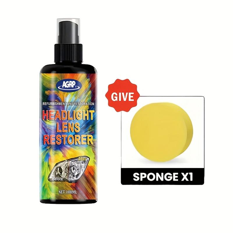 

Universal Car Headlight Lens Restoration Kit | High-Efficiency Oxidation Remover | Fast Restoration | Innovative Polishing Solution One Size чёрный