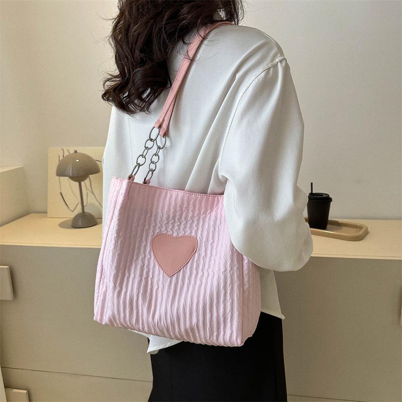 Large-capacity shoulder bag women's 2025 spring new trend foreign-style messenger bag tote bag casual commuter women's bag