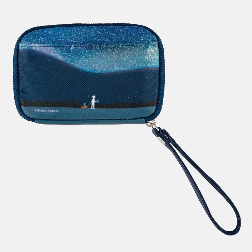 Hobonichi Drawer Pouch Pocket Hiroko Kubota Aurora Duty Polyester & PU Organizer 85 x 130 17 mm