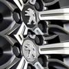 4 Pièces 60MM Cache-Moyeux de Roue de Voiture Badge Autocollant Cache Jante Pour Peugeot GT 307 308 206 207 208 407 508 5008 106 107 205 4008 301