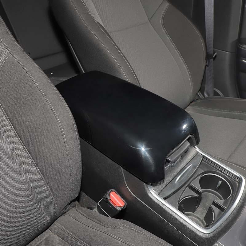 ABS Armrest Box Decorative Panel Decoration Cover Sticker For Dodge Charger 2011 Up For Chrysler 300C 2011 Up Car Interior Accessories