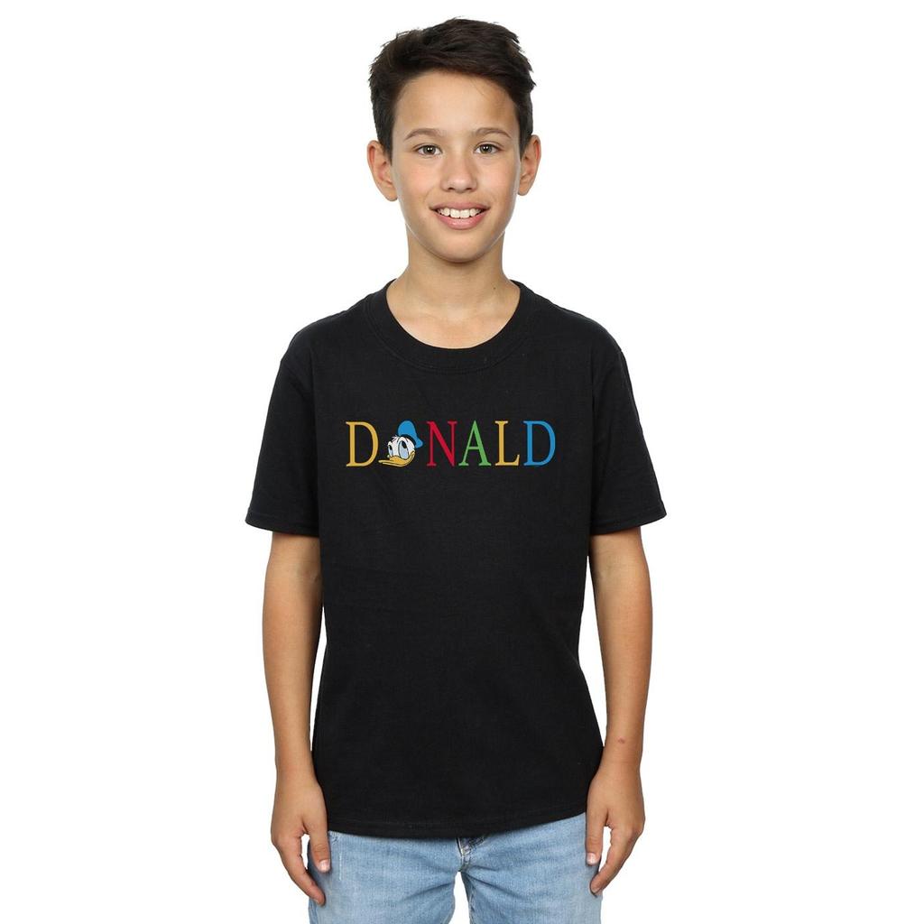 Disney Boys Donald Duck Letters T-Shirt
