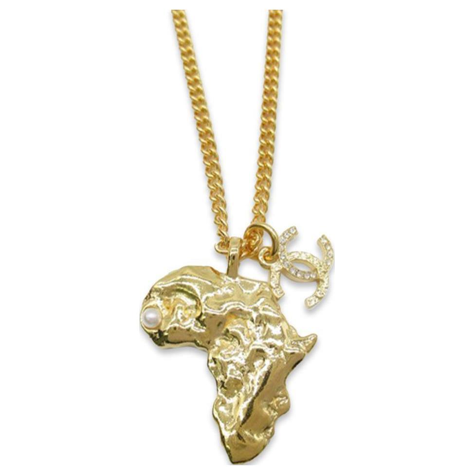 

Chanel 23A Logo Brand Design Gold Plated Imitation Pearl Rhinestone Necklace Women necklace 8VXB18IZFN3D Box+Padding Board