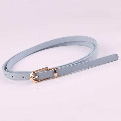 Buckle Pu Small All-Match Pin Multi-Color Decorative Dress Belt Style Pant Belt Sweater Thin Belt Women's