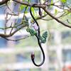 Cast Iron S-shaped Animal Hook Painted Multi-purpose Hanging Basket Flowerpot Hook Exquisite Colorful Garden Decoration Hook