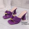 Women S Plus Size Square Toe Block Heel Sandals Sexy Summer Style