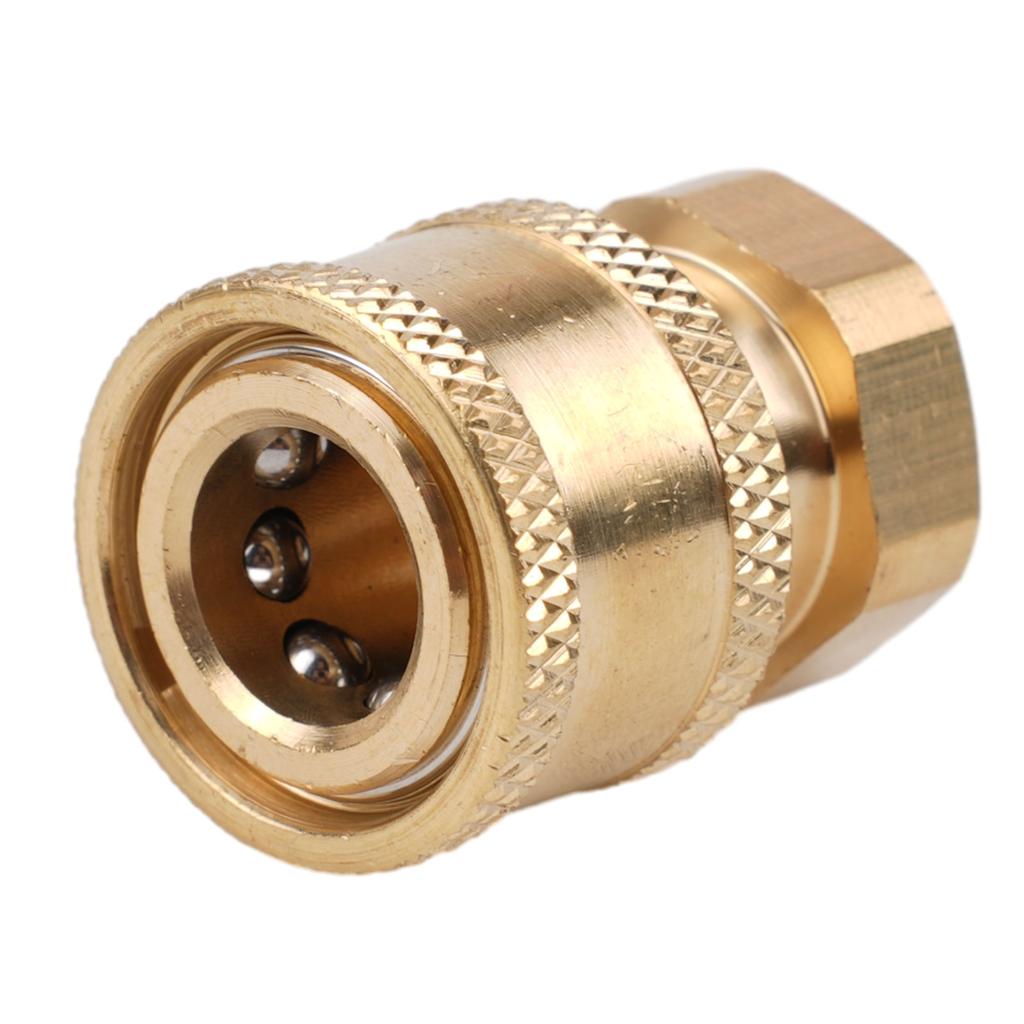 Adapter do węża myjki ciśnieniowej 1/4 cala BSP1/4(G1 / 4) Uszczelka żeńska Szybkozłączka 2025 Wysokiej jakości Zamiennik Wyprzedaż