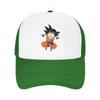 Kid Goku Dragon Ball Trucker Caps Unisex HipHop Anime Dbz Dad Hat Trucker Worker Cap Sun Hats Adjustable Mesh Baseball Cap Spring