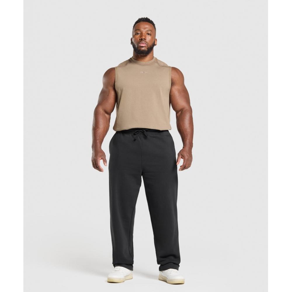 Gymshark Heavyweight Tank Lifestyle Brown A2c1q Nc0s